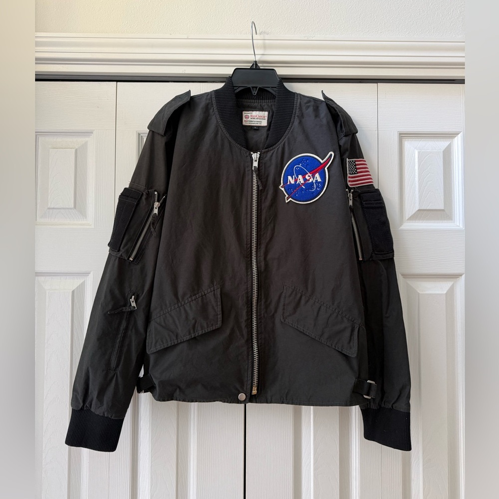 Men’s Red Canoe NASA Jacket SZ L - Picture 3 of 8
